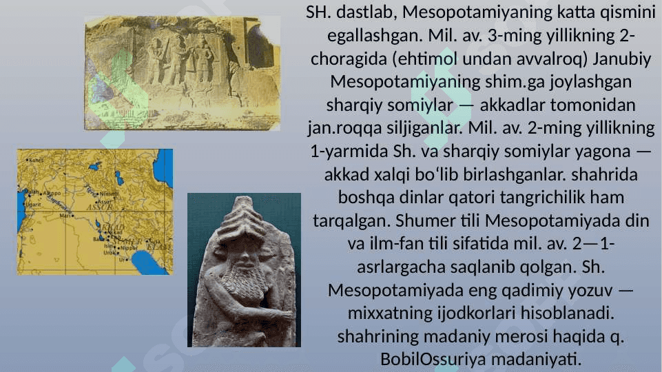 SHUMER MADANIYATI 4