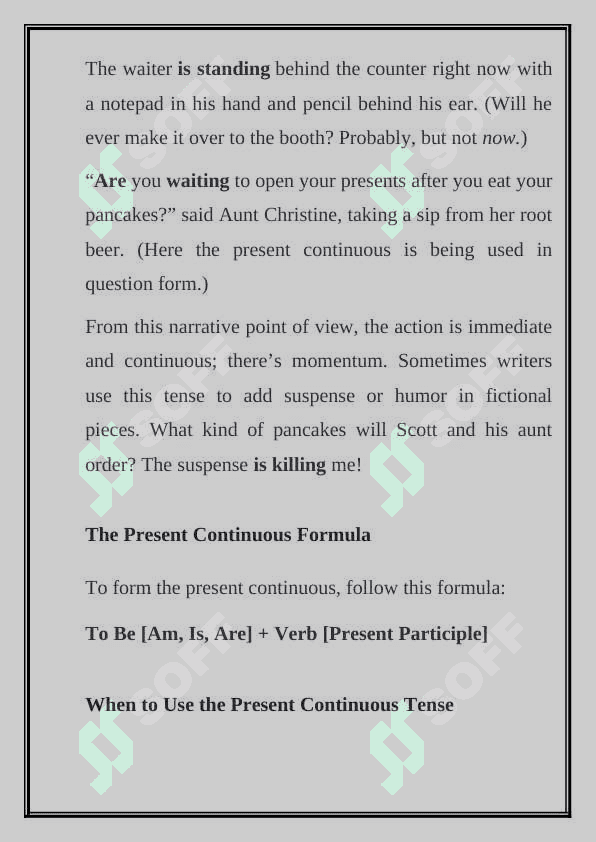Present Continuous 4