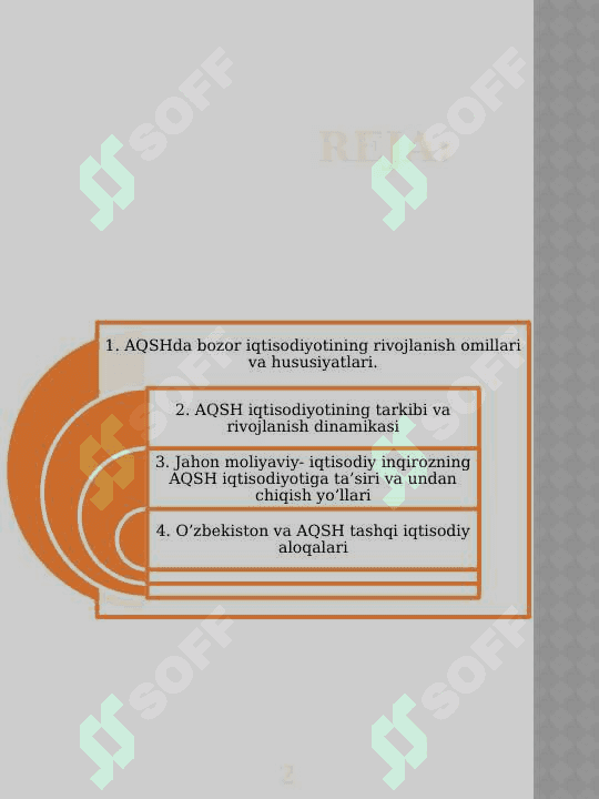 Amerika qo’shma shtatlari iqtisodiyoti 2