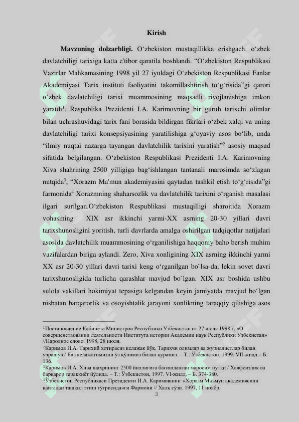 XIVA XONLIGI TARIXI TARIXSHUNOSLIGI (XIX ASRNING IKKINCHI YARMI - XX ASR 20-30 YILLARI) 3