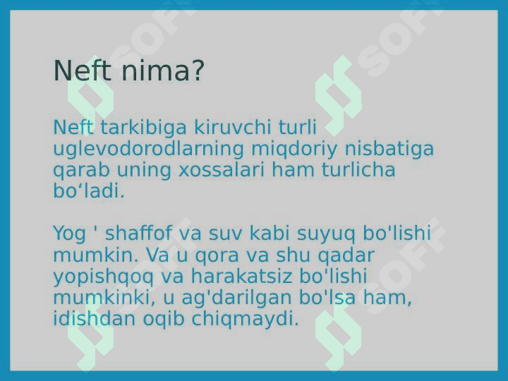 Neft nima 4