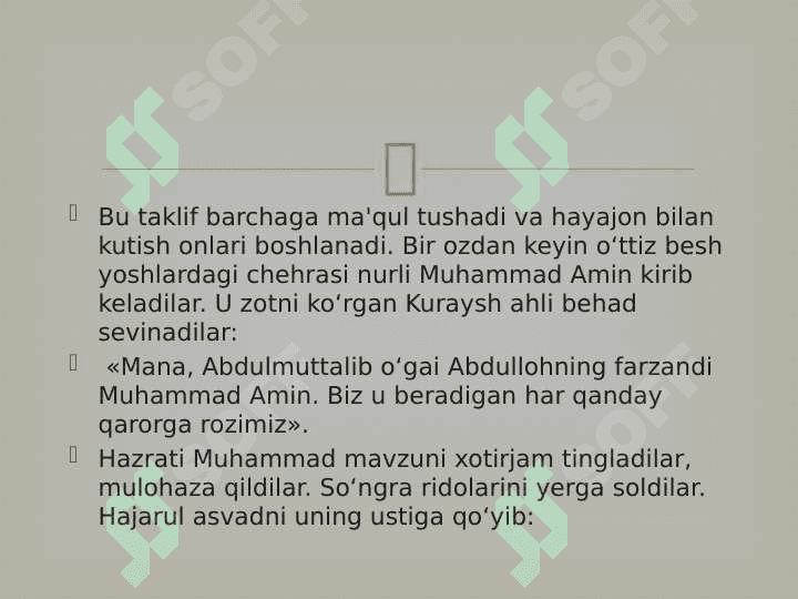 “ Payg'ambarimizning qizlari“ 4