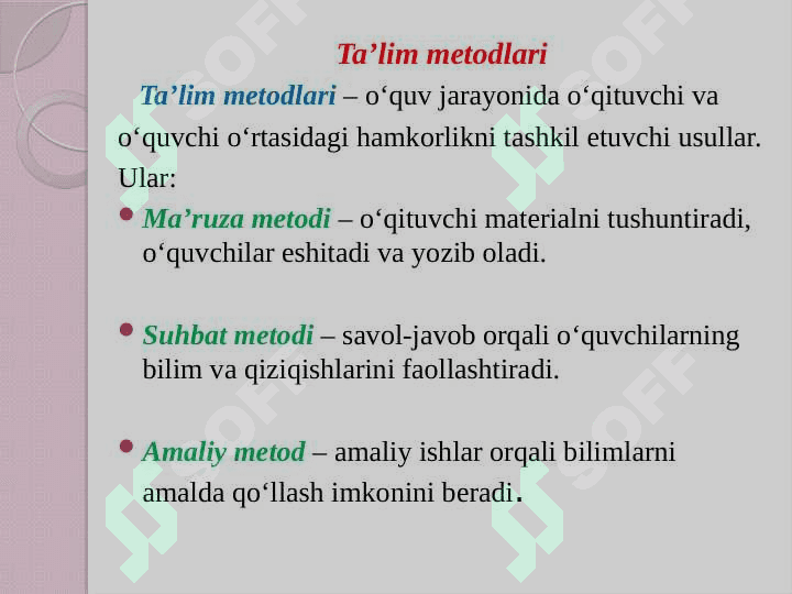 O’qitishda interfaol metodlar 8
