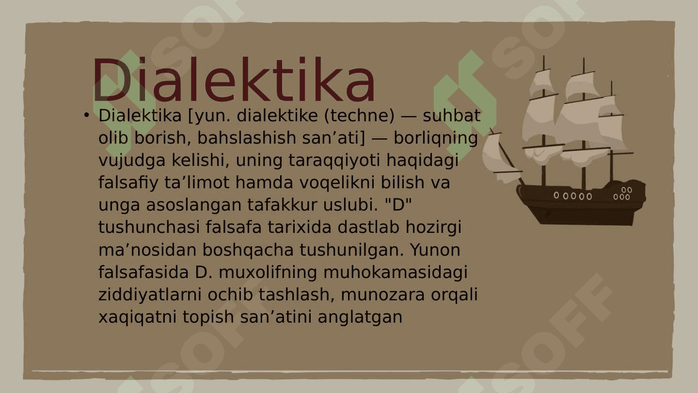 Global jarayonlar dialektika 3