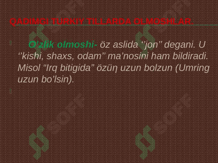 OLMOSH SO’Z TURKUMI 8