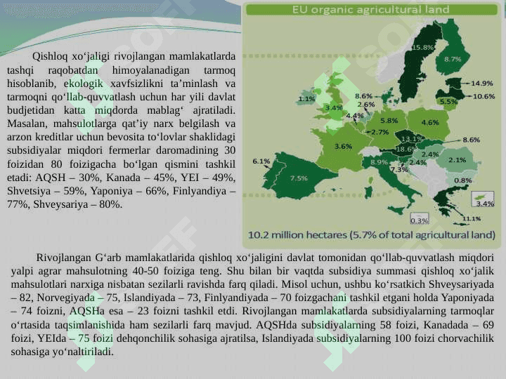 O‘zbekistonda organik qishloq xo‘jaligini rivojlantirishning ustuvor yo‘nalishlari. pptx 5