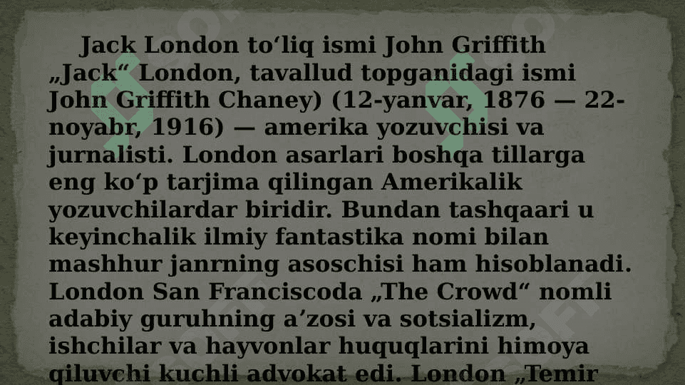 jack londonning martin iden asari tahlili 4