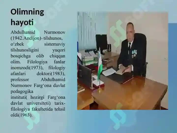 Abdulhamid Nurmonovning O‘zbek tilshunoslik ilmining rivojida 3