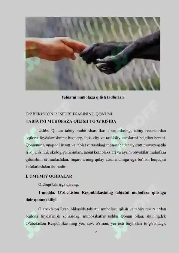 Tabiatni asrash 7