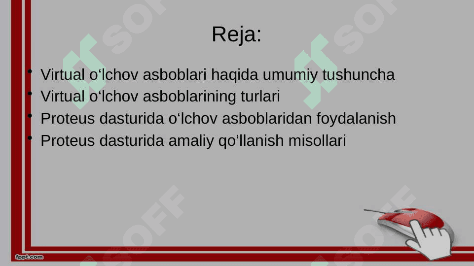 Proteus dasturida virtual o‘lchov asboblari 2