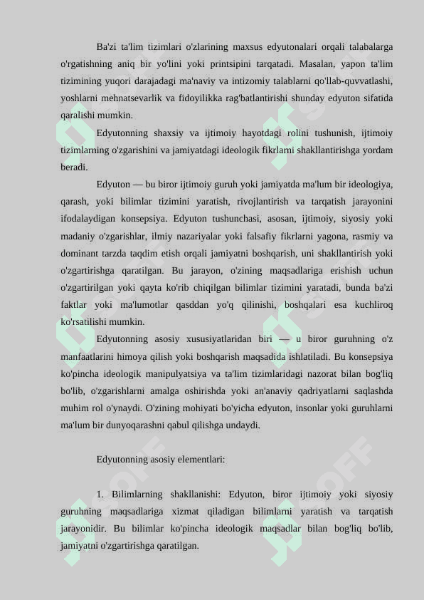 Edyuton konsepsiyasi 2