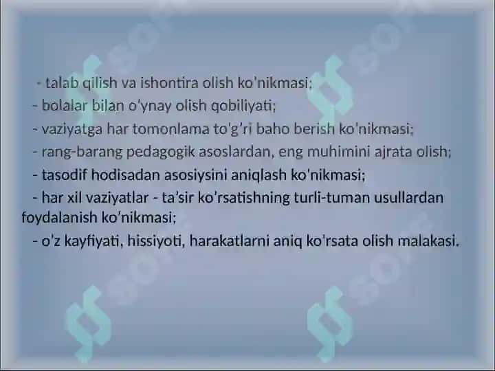 HOZIRGI KUNDA O'QITUVCHI TARBIYACHILIK MAHORATINING ASOSIY MOHIYATI 4