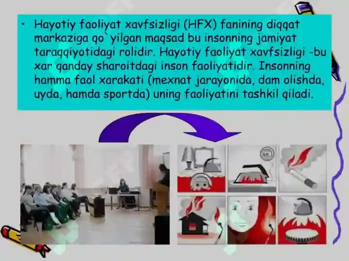 Hayot faoliyati xavfsizligining tabiat (aspektlari) bilan bog‘liqligi. 6