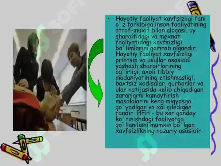 Hayot faoliyati xavfsizligining tabiat (aspektlari) bilan bog‘liqligi. 7
