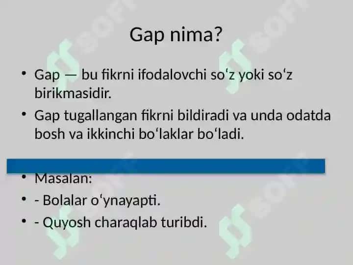 Gap va uning turlari 2