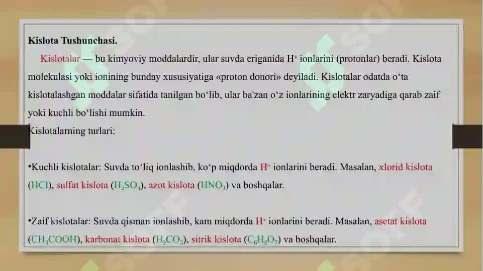 Kislota-asosli muvozanat. Bufer sistemalar 5