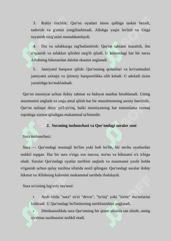 Quron va sura oyatlari ma'nosi 3