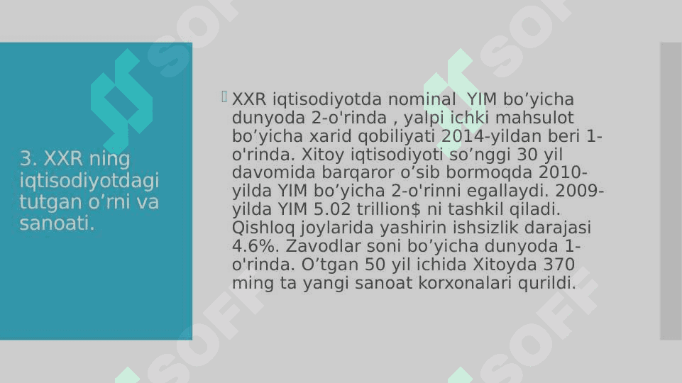 ”Xitoy Xalq Respublikasida iqtisodiyot va biznes etika” pptx 5