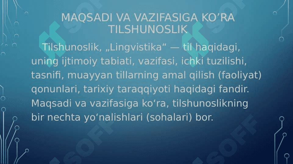 Lingvistika va psixolingvistika 3