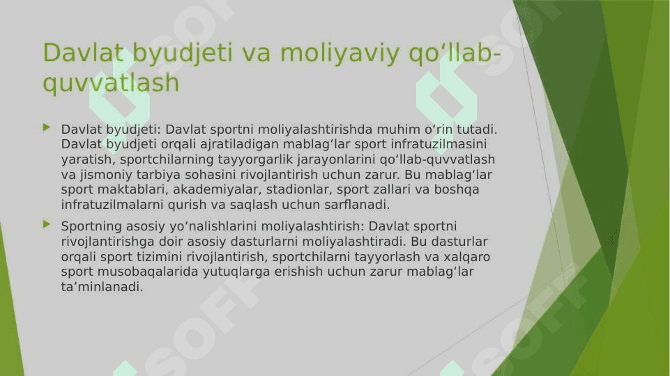 Badantarbiya va sport menejmenti tizimini moliyalashtirish 3