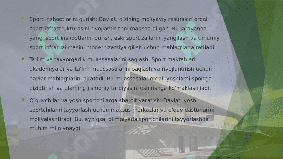 Badantarbiya va sport menejmenti tizimini moliyalashtirish 4