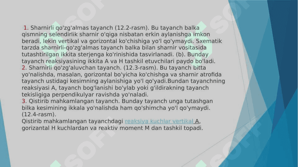 EGILISH DIFFORMATSIYASI QO'SHMA BALKALARNI MUSTAHKAMLIKKA  HISOBLASH 7