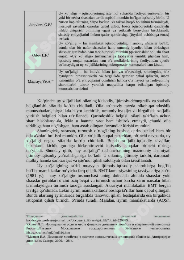 UY XO‘JALIGI FAOLIYaTI VA RIVOJLANIShINING NAZARIY ASOSLARI 3