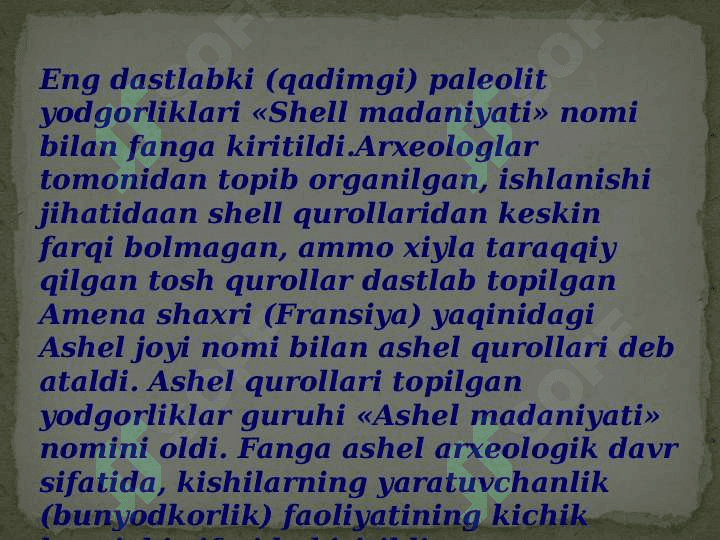 Ashel davri arxeologik yodgorliklari 3