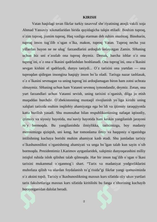 O`rta Osiyo tarixini o`rganishda rus Sharqshunoslarining roli 2