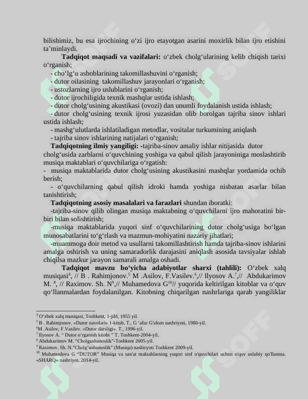 DUTOR CHOLG‘USINI TARIXIY TAKOMILLASHUV JARAYONLARI VA UNING AKUSTIK XUSUSIYATLARI. 4
