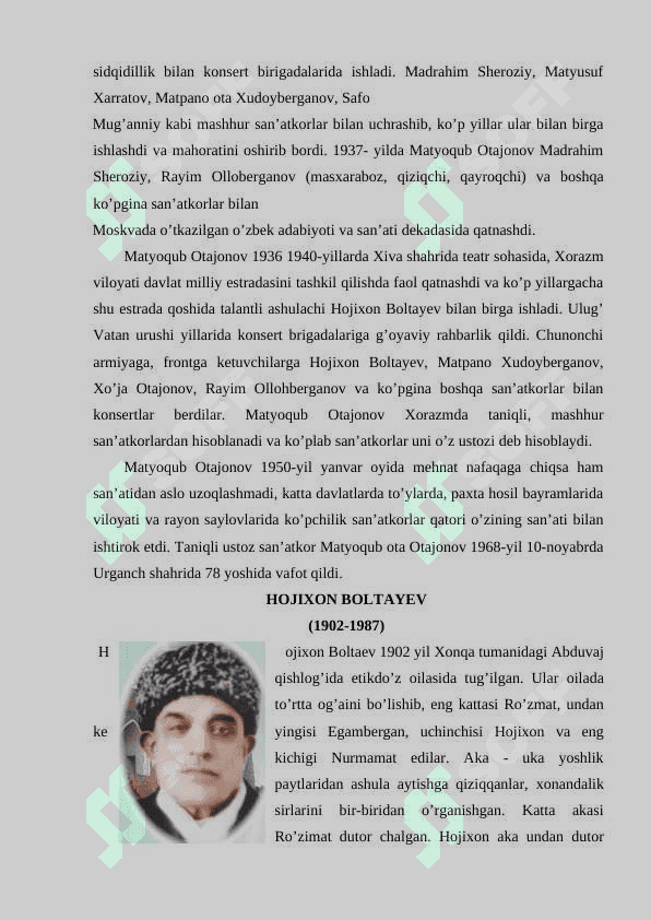 O`ZBEK XALQ XOFIZLAR 7