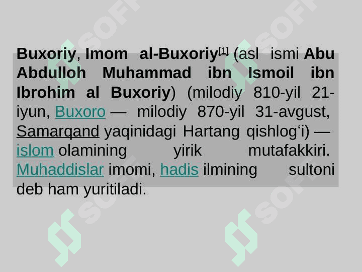 Al-Buxoriy “Al adab al mufrat” asari. 3