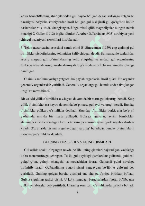 Gulning kelib chiqishi va taraqqiyoti 8