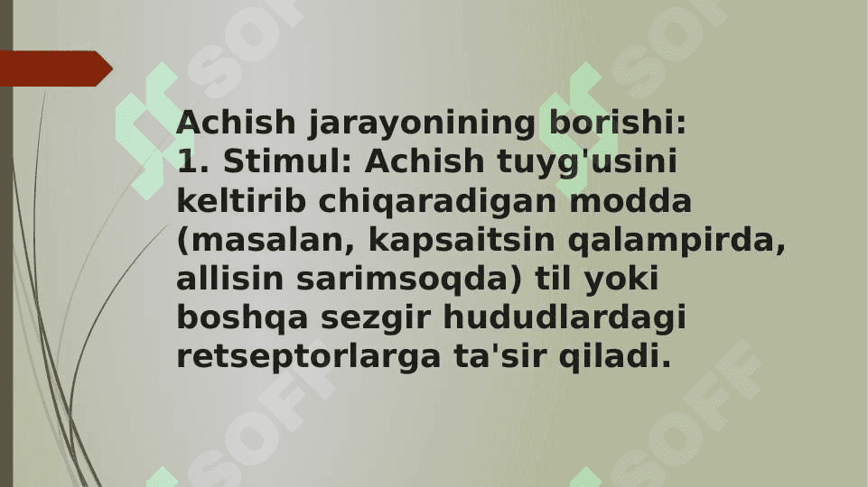 ACHISH JARAYONI BORISHI VA ULARNING TURLARI 3