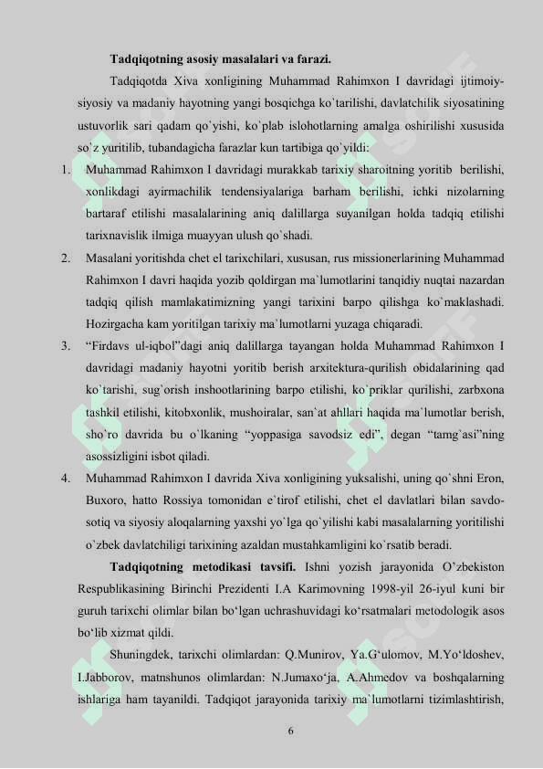 “Firdavs ul-iqbol” asarida ijtimoiy-siyosiy va madaniy hayotning aks etishi (Muhammad Rahimxon I davri) 6