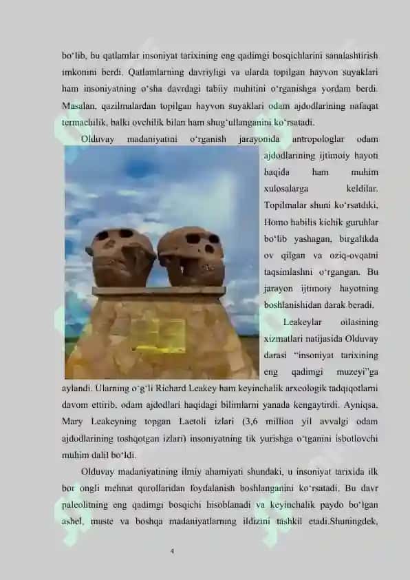 Olduvay davri madaniyati 4