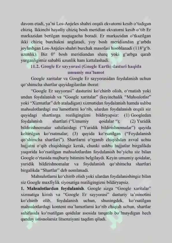 Google Earth dasturi va uning ahamiyati 2