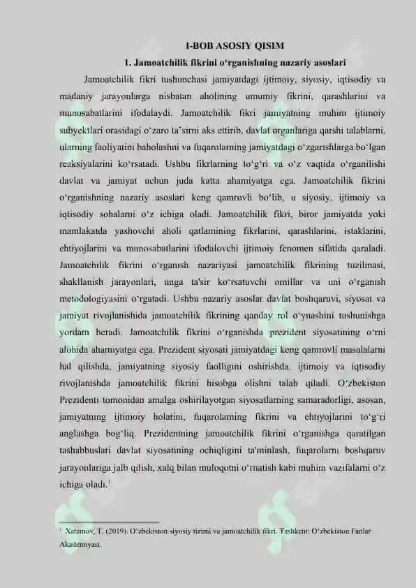 O'zbekistonda jamoatchilik fikrini o'rganish markazining faoliyati 3
