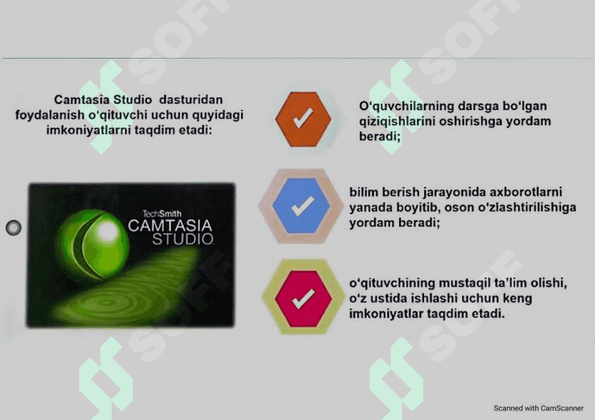 Camtasio studio,ISpring CamPro,Bandicham dasturida video dars tayyorlas 6