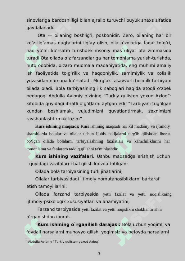 Oilada farzand tarbiyasida yetti fazilat va yetti noqislik 3