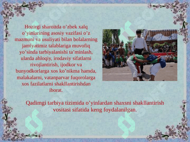 Harakatli o‘yinlarni tashkil qilish va o‘tkazish 2