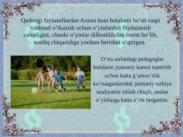 Harakatli o‘yinlarni tashkil qilish va o‘tkazish 3