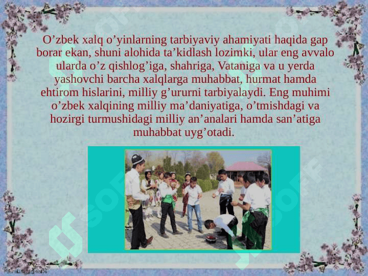 Harakatli o‘yinlarni tashkil qilish va o‘tkazish 4