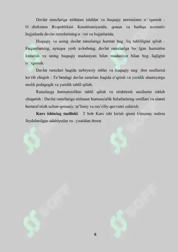 Davlat va huquq ramzlarini hurmat qilish 6