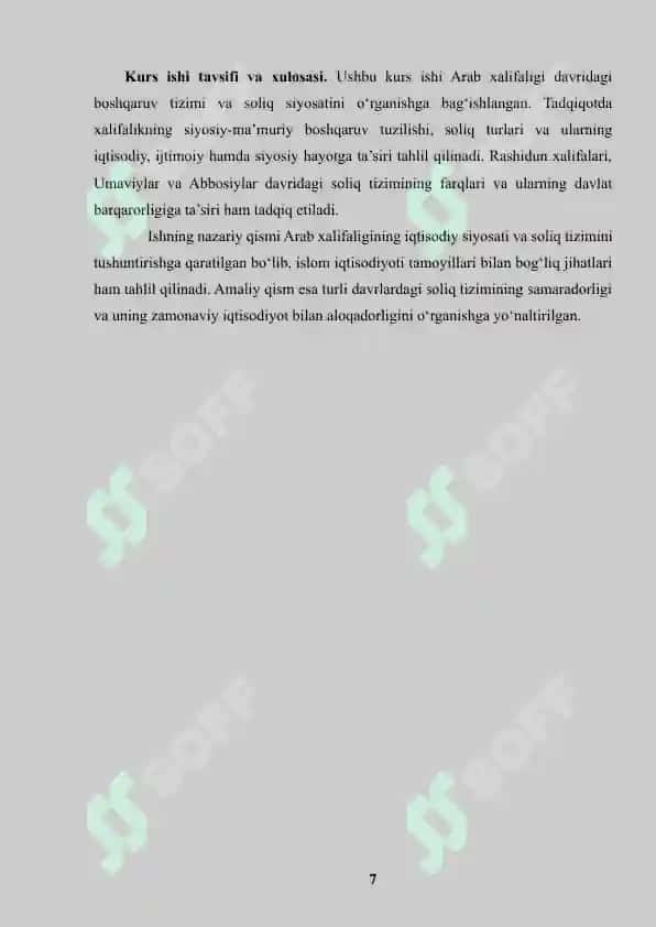 Arab xalifaligi davridagi boshqaruv tizimi va soliq siyosati 7