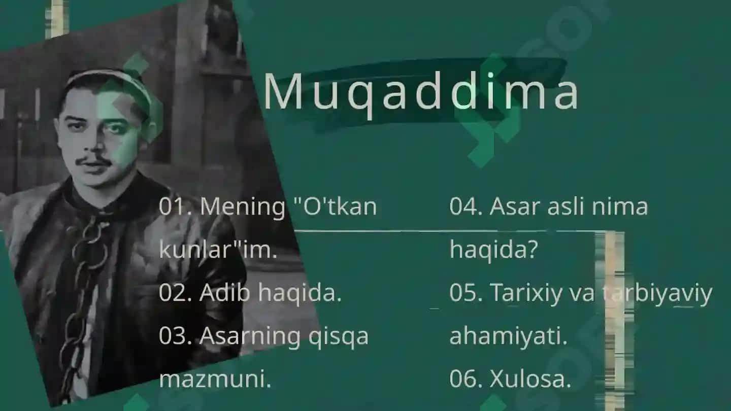 O'tkan kunlar 2
