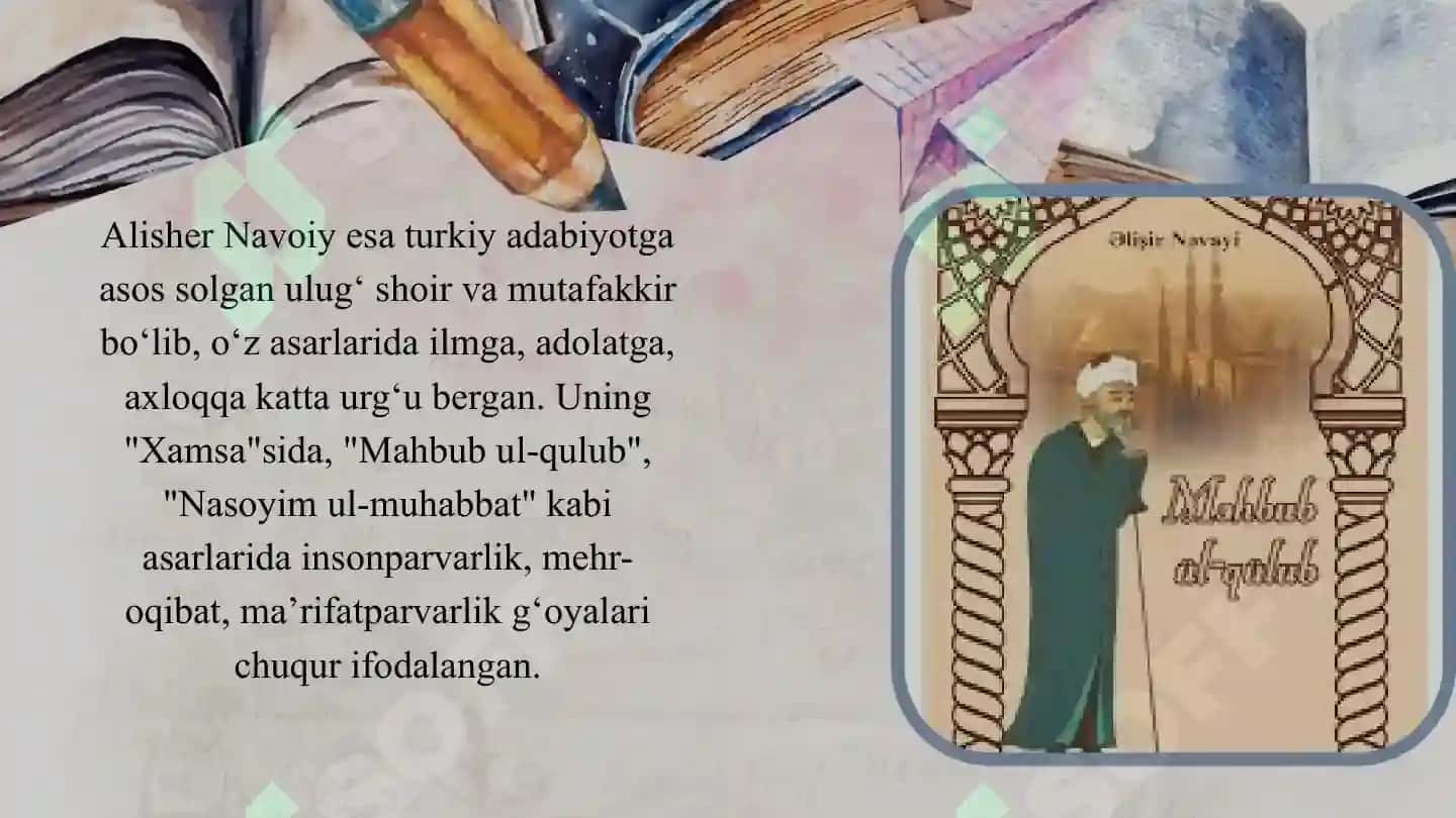 Abdurahmon Jomiy va A.Navoiyning ta'limiy-axloqiy qarashlari 4