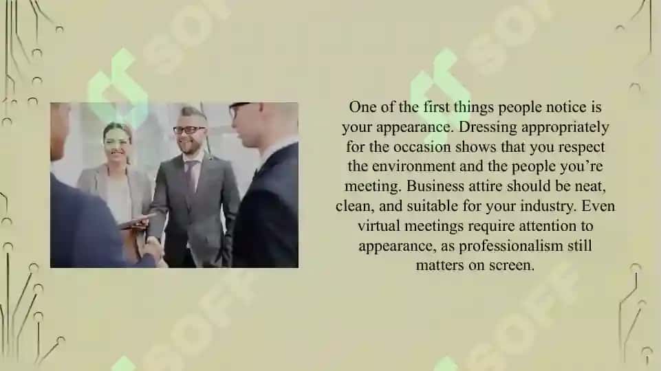 Great First Impression in Business 2
