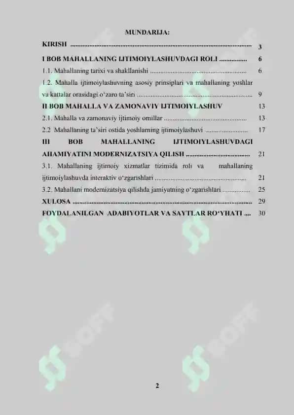 Mahalla ijtimoiylashuvning an‘anaviy omili sifatida 2