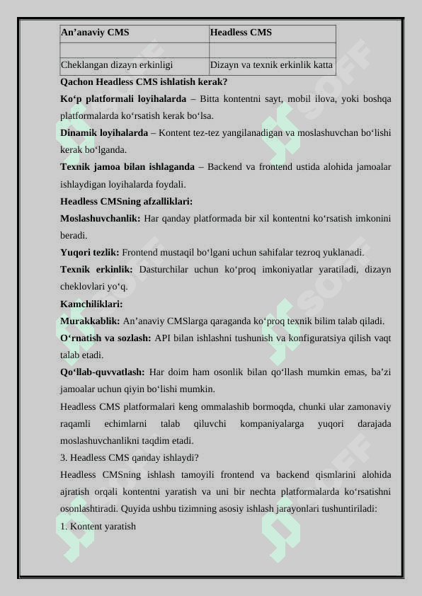 Headless CMSlar: Headless CMS nima va uni qachon ishlatish kerakligi haqida malumot 3
